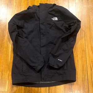 Girls north face hyvent waterproof jacket